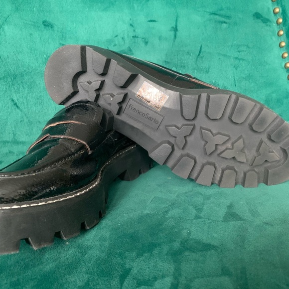 Franco Sarto Black Patent Loafer size 8.5 - Picture 5 of 7